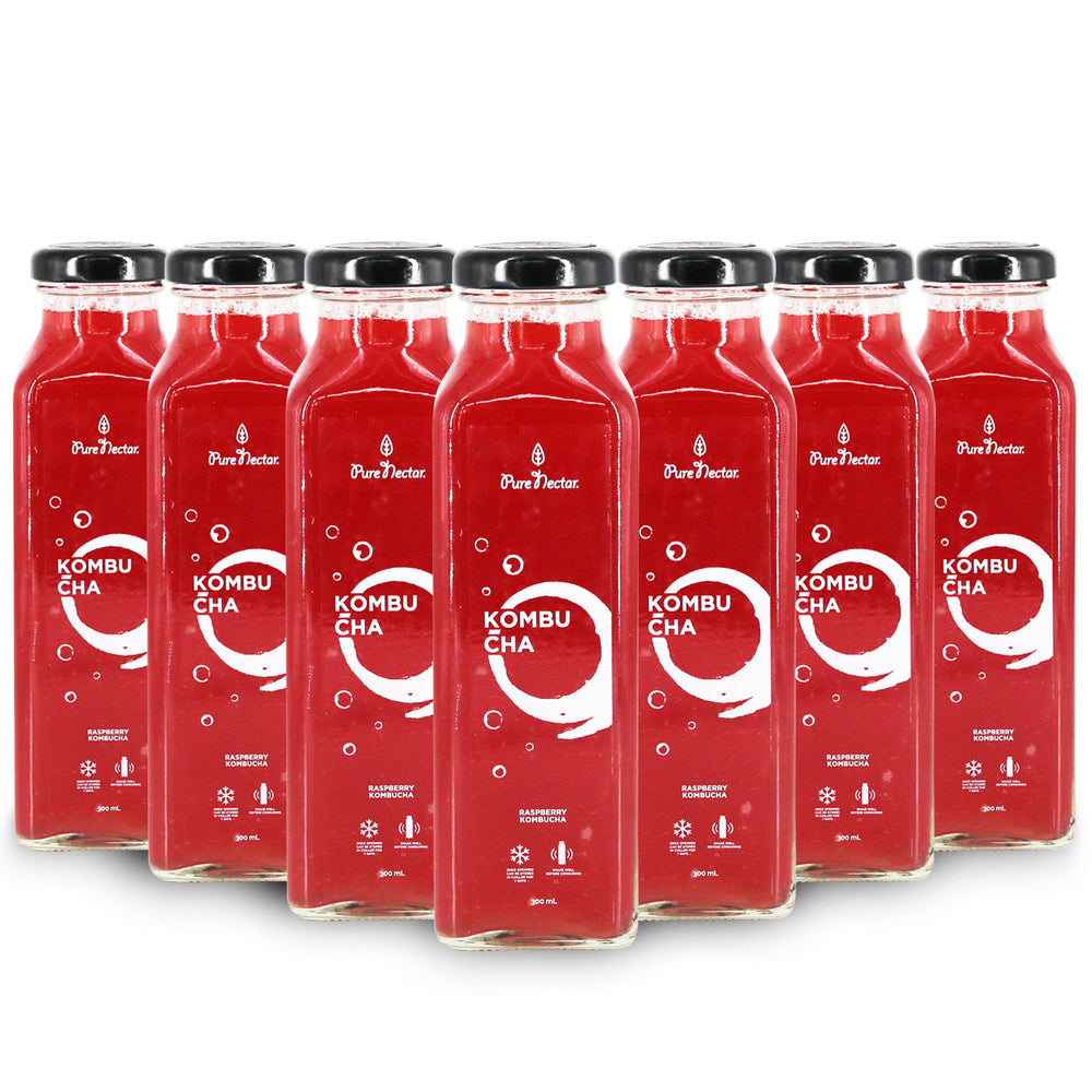 RASPBERRY KOMBUCHA SET (300mL)