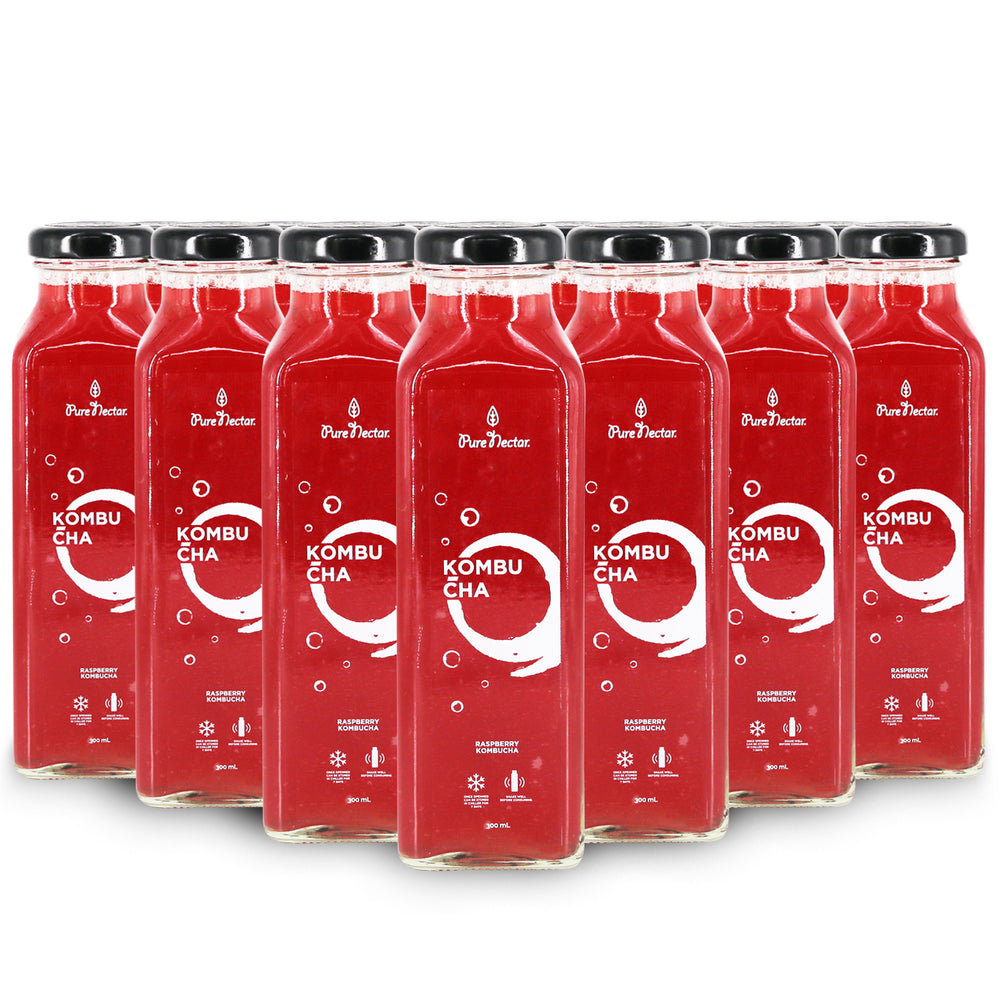 RASPBERRY KOMBUCHA SET (300mL)